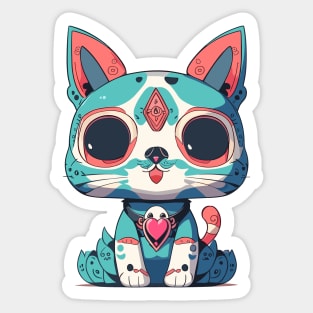 Kitty or dog ? Sticker